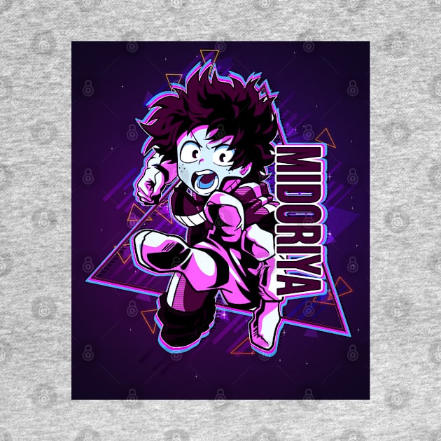 My Hero Academia - Boku No Hero Academia : Midoriya Izuku - "Deku - ultra plus - 80's retro style poster - awesome gift for my hero academia lover & fans by EhsanStore